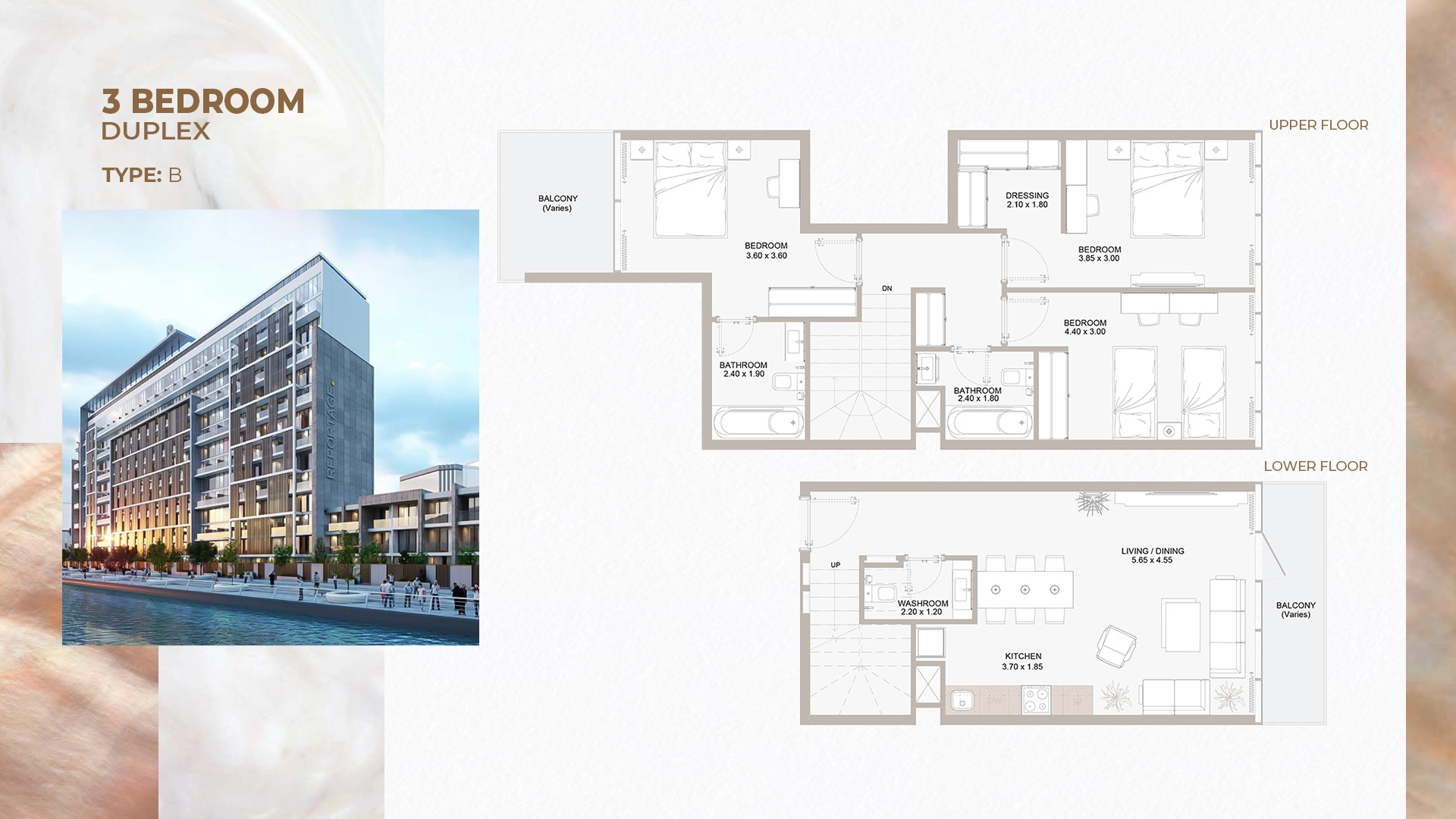 3 BR - Type A